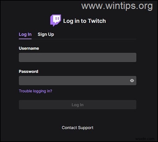 Fix Twitch 2000 Network Error. (Solved)