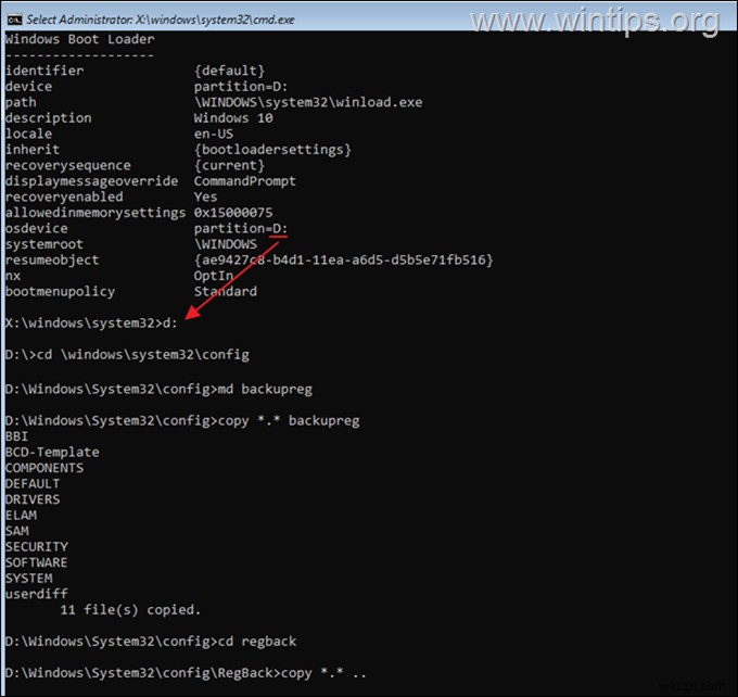 FIX: You must enable system protection on this drive in System Restore from WinRE.