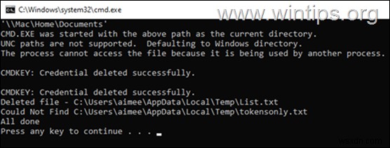 How to Remove Web or Windows Credentials on Windows 10/11.
