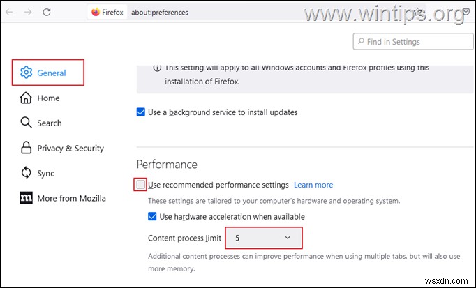 FIX Firefox High CPU Usage in Windows 10/11.