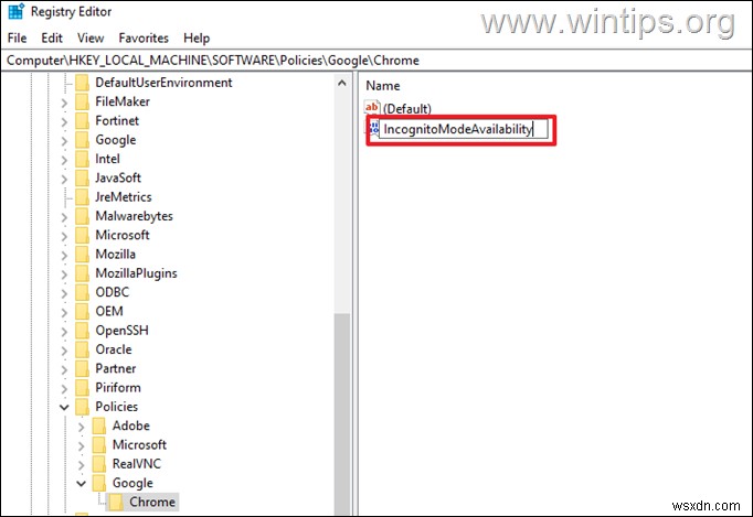 How to Disable Incognito mode in Chrome.