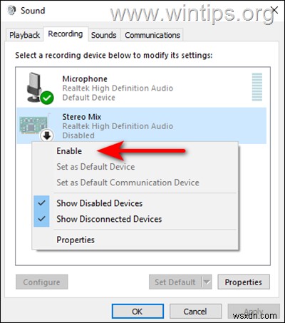 How to Enable Stereo Mix if not Showing as Recording device in Windows 11/10.