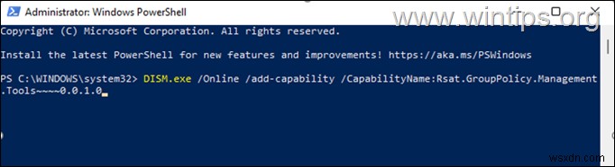 How to Install Group Policy Management Console in Windows 10/11.