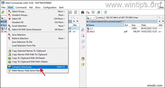How to Compare Folders and Files in Windows 10.