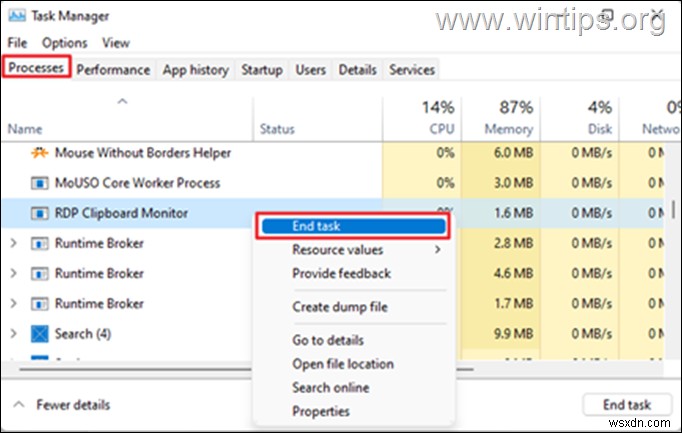 FIX: Copy Paste Not Working in Remote Desktop Connection. (Solved)