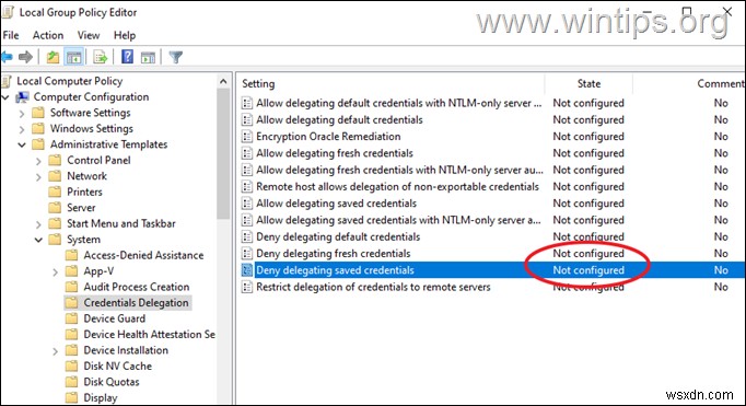 FIX: Windows does not save Remote Desktop Credentials. (Solved)