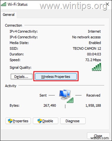How to View Saved Wi-Fi Passwords in Windows 10/11.