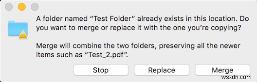 How to Replace and Merge Files on Mac
