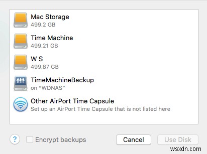 Backup Your Mac using Time Machine