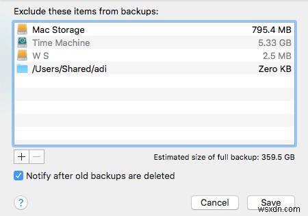 Backup Your Mac using Time Machine