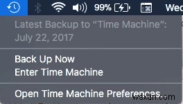 Backup Your Mac using Time Machine