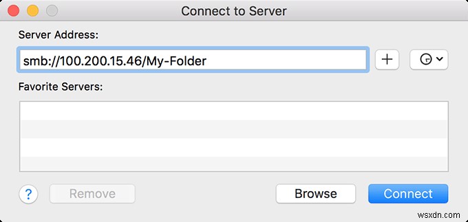 How to Connect to a Remote or Local Server on a Mac