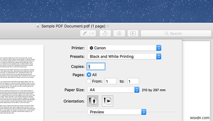 How To Print In Black & White On Mac