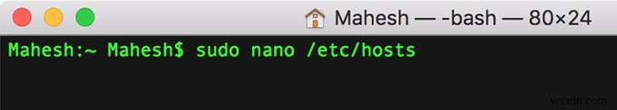How to Edit the Hosts File on Mac