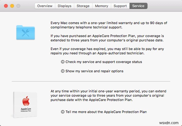 How to Check AppleCare Support and Warranty Status for Your Mac