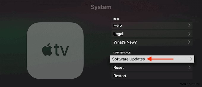 How To Update tvOS on Apple TV