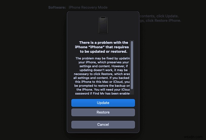 How to Force Restart an iPhone and Enter Recovery Mode
