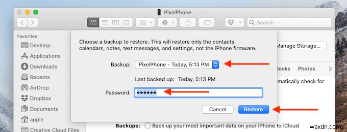 How to Backup Your iPhone on Mac