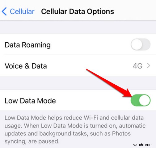 How to Enable or Disable Low Data Mode on iPhone