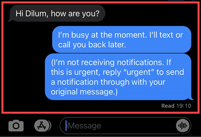 How to Setup Automatic Text Message Replies on iPhone