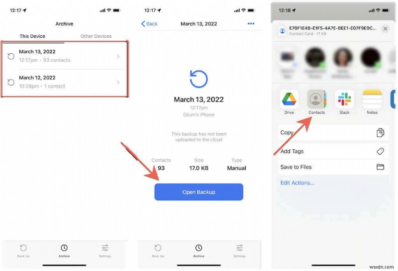 How to Restore Contacts on iPhone