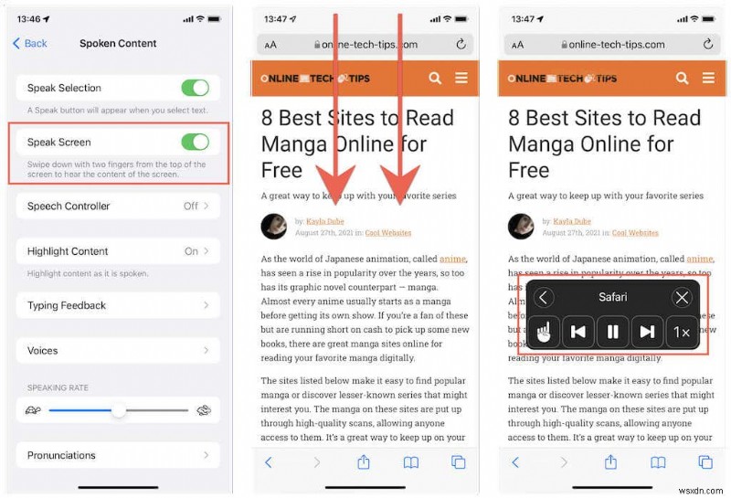 How to Get Your iPhone to Read Text Aloud to You