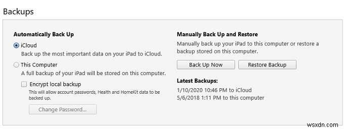 Fix “iPad Disabled. Connect to iTunes” Message
