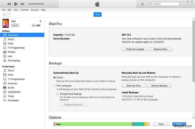 Fix “iPad Disabled. Connect to iTunes” Message