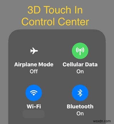iOS Shortcuts: Using 3D Touch in Control Center