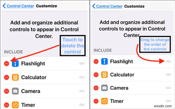 How to Customize the Control Center Panel in iOS