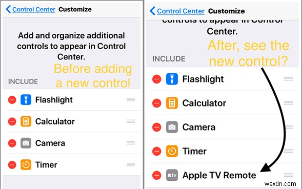 How to Customize the Control Center Panel in iOS
