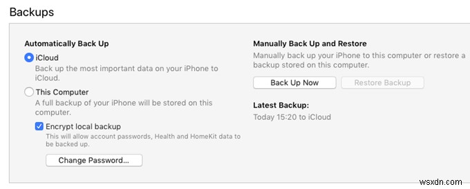 How To Backup Your iOS Device Using iTunes
