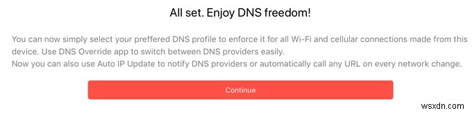 Use Custom DNS Servers on Cellular in iOS with DNS Override