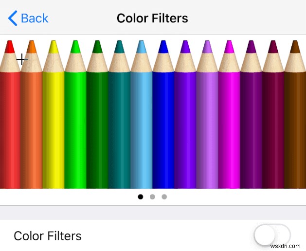 Enable Display Accommodations On iOS