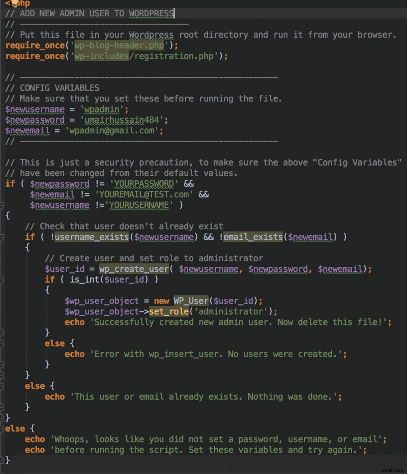 How to fix the WordPress admin dashboard (wp-admin) hack