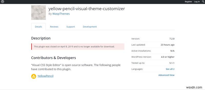 Yellow Pencil Visual Theme Customizer Plugin Exploited – Redirects & Adds Unauthenticated Users