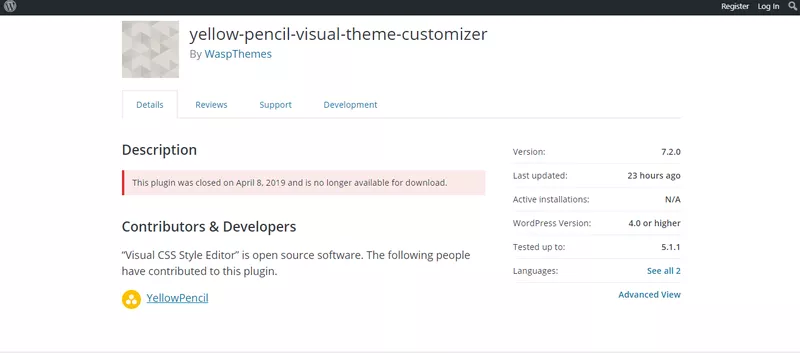 Yellow Pencil Visual Theme Customizer Plugin Exploited – Redirects & Adds Unauthenticated Users