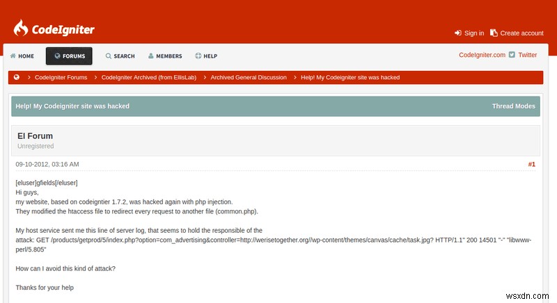 Site Web Codeigniter ou Laravel piraté? Vulnérabilités courantes de Codeigniter et Laravel avec correctifs