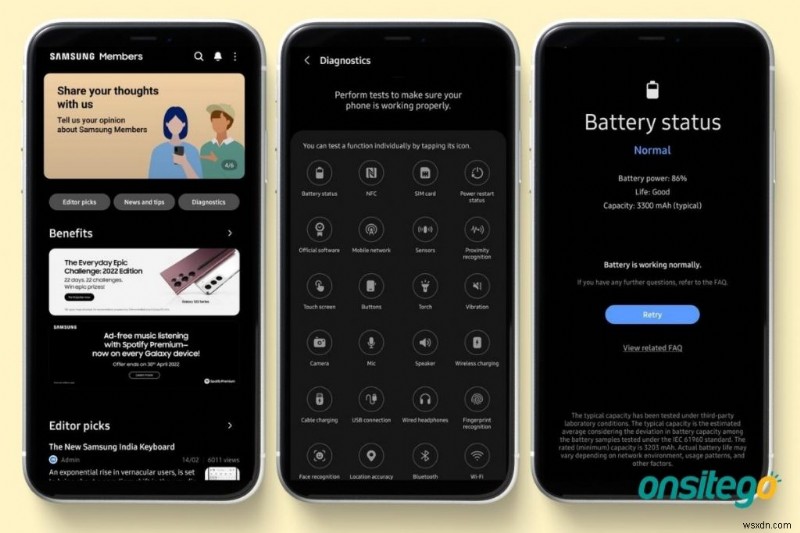 How To Diagnose And Fix Problems On Samsung Phones Using Samsung Members App