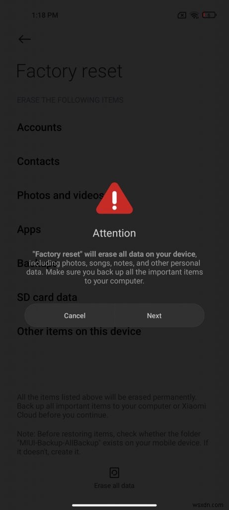 How To Reset Xiaomi Smartphone: All Procedures Explained