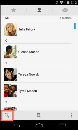 Android Basics: Managing Contacts