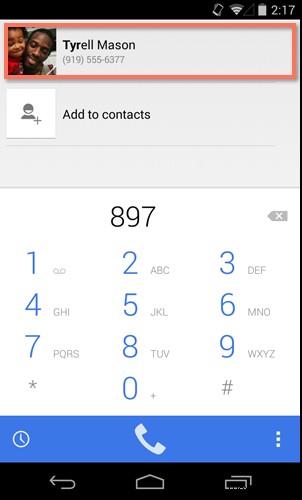 Android Basics: Managing Contacts