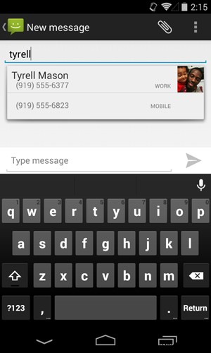 Android Basics: Managing Contacts