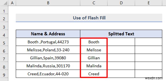 Splitting Text in Excel (8 Useful Applications)
