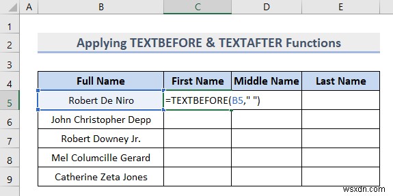 Splitting Text in Excel (8 Useful Applications)