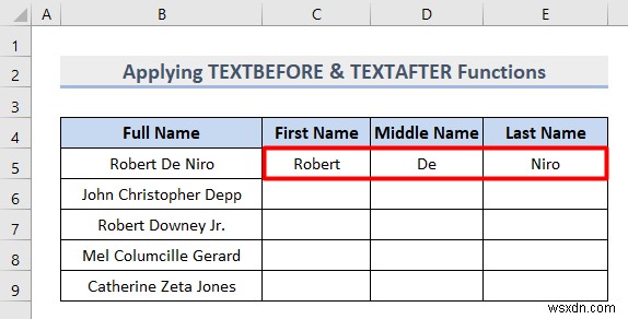Splitting Text in Excel (8 Useful Applications)