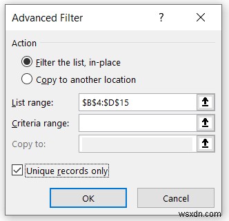 Excel Advanced Filter (5 Useful Applications)