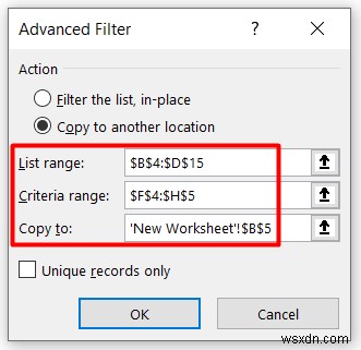 Excel Advanced Filter (5 Useful Applications)