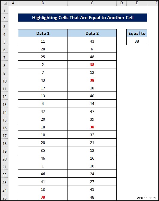 Conditional Formatting with Formula in Excel